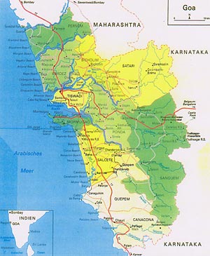 Goa map